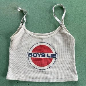 Boys lie tank